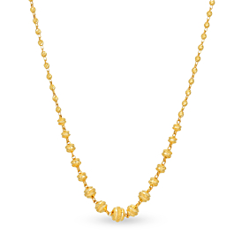 Appealing Fancy Beaded Gold Necklace