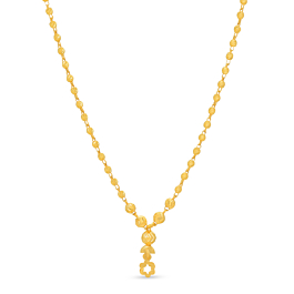 Dainty Floral Gold Necklace