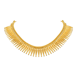 Opulent Fancy Gold Necklace