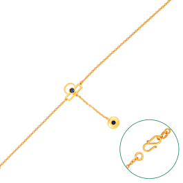 Trendy Libra Zodiac Sign Gold Bracelet