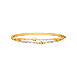 Cheerful Two Layer Gold Bracelet