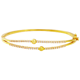 Cheerful Two Layer Gold Bracelet