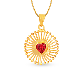  Desirable Stunning Valentine Heart Gold Pendants 