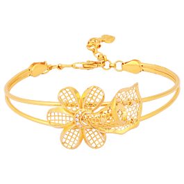 Attractive Flora Gold Bracelet