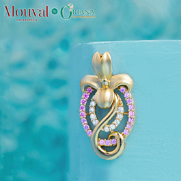 Fascinate Mouval Collection Gold Pendant