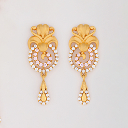 Majestic Mouval Collection Gold Earrings