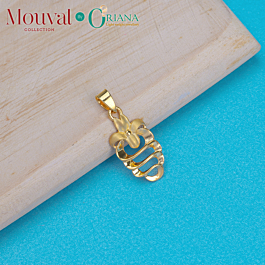 Shiny Mouval Collection Gold Pendant