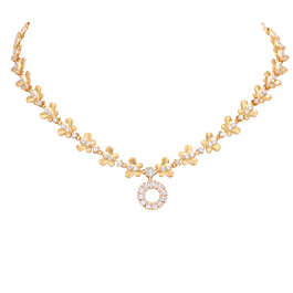 Mesmerizing Floral Gold Necklaces
