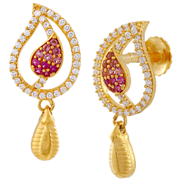 Stellar Paisley Gold Earrings