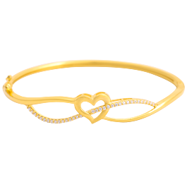 Lovely Romantic Heart Gold Bracelets