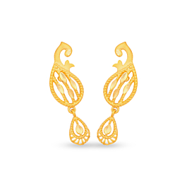 Attractive Dainty Drops Gold Earrings