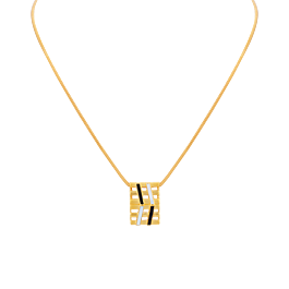 Stylish Geometric Pattern Gold Necklaces