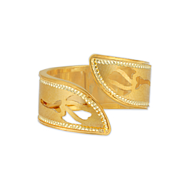 Fashionatic Cut Open Gold Rings