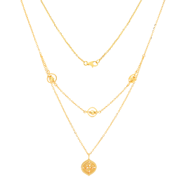 Beautiful Multi Beads Gold Necklaces