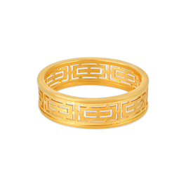Adorable Sparkling Mayuri Gold Rings