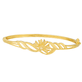 Exceptionally Charming Floral Gold Bracelets