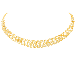 Ravishing Chic Double Leaflets Gold Necklaces 