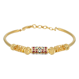 Majestic Enamel Coated Gold Bracelets