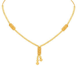 Striking Beaded Gold Necklaces