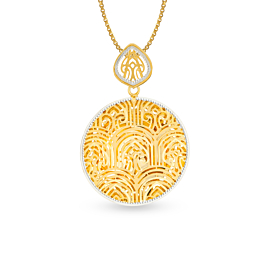 Gorgeous Chakra Design Gold Pendants