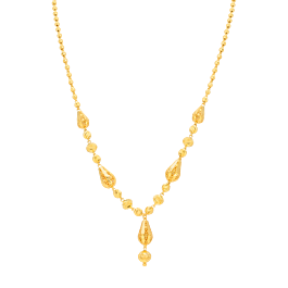  Floral Beaded Gold Necklaces