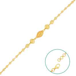 Gorgeous Beauty Ball Beads Gold Bracelets