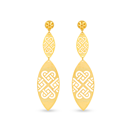 Fashion Miracle Gold Earrings