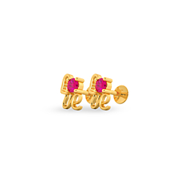 Te Amo Lovely Gold Earring - Trinka Collection