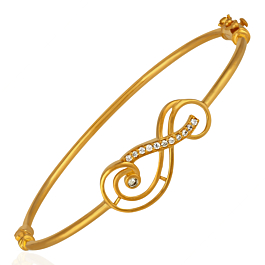 Stunning Swirl Gold Bracelet