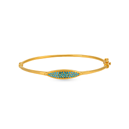 Amiable Blue stone Gold Bracelet - Trinka Collection
