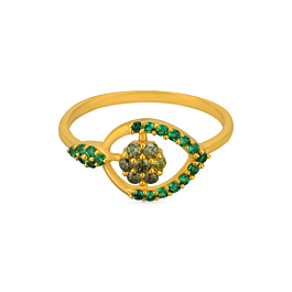 Ravishing Leafy  Gold Ring