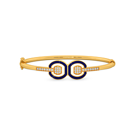 Captivating Sleek Gold Bracelet - Resin Collection