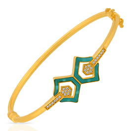 Tantalizing Hexagon Gold Bracelet - Resin Collection