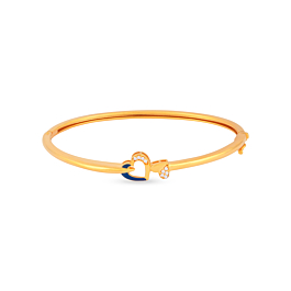 Pretty Little Hearts Gold Bracelets-ValentineCollection