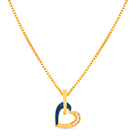 Classy Love Struck Gold Necklace-Popstel Collection