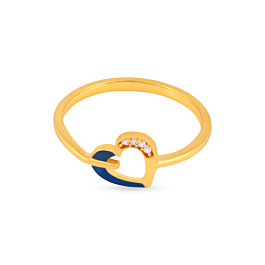 Adorable Pretty Little Heart Gold Rings-Popstel Collection