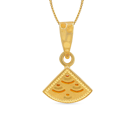 Pretty Triangular Gold pendant