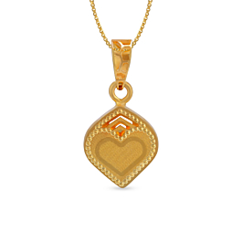Heart O French Gold Pendant