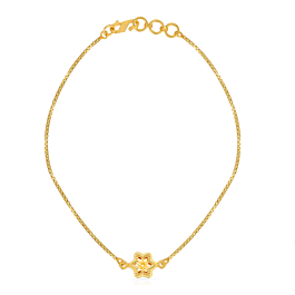 Petite Floral Gold Bracelet
