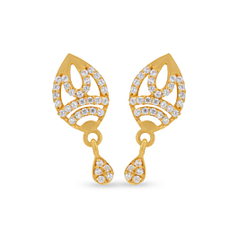 Stunning Fancy Drops Gold Earrings