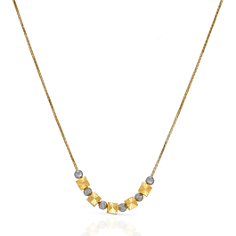 Classy Geometric Shaped Gold Necklace