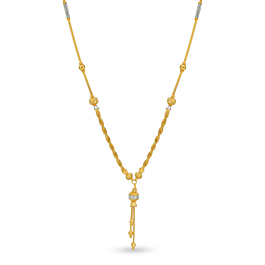 Alluring Beaded Gold Necklace