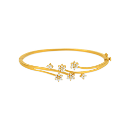 Lambent Petite Floral Gold Bracelet