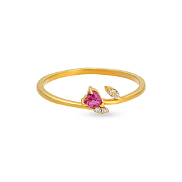 Magical Heartin Gold Ring - Hrdaya Collection