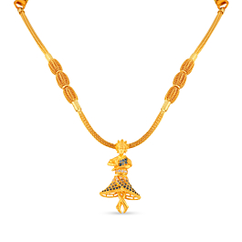 Beauteous Doll Gold Necklace - Mudra Collection