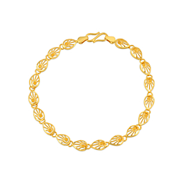 Sparkling Pear Drop Gold Bracelet - Ruya Collection