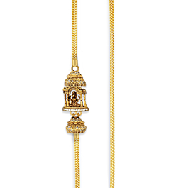 Deity Lakshmi Gold Thali Mugappu Chain