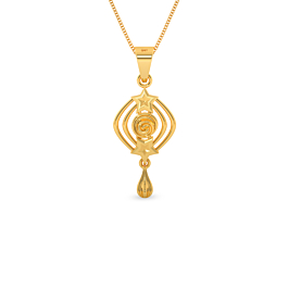 Opulent Stylish Star Gold Pendant
