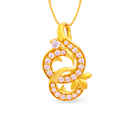 Chandelier Leaf Design Gold Pendants | 17B250046