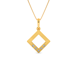 Classic Geometric Design Gold Pendants